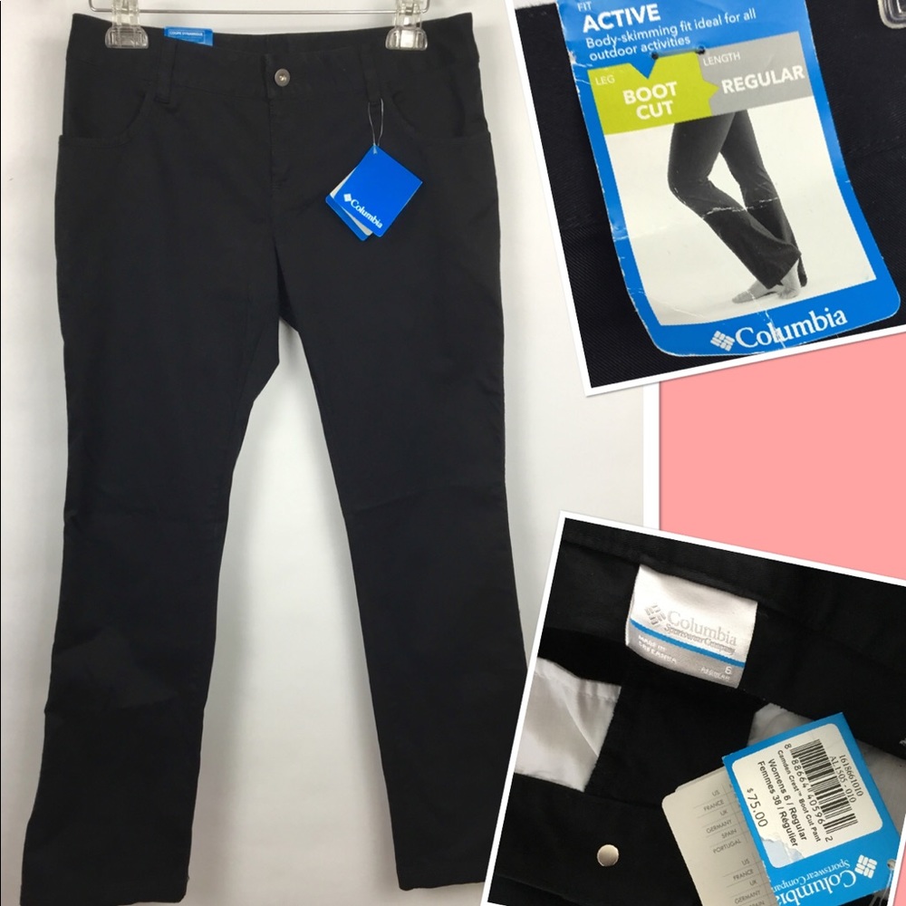 Columbia Camden Crest Boot Cut Pants Size 6